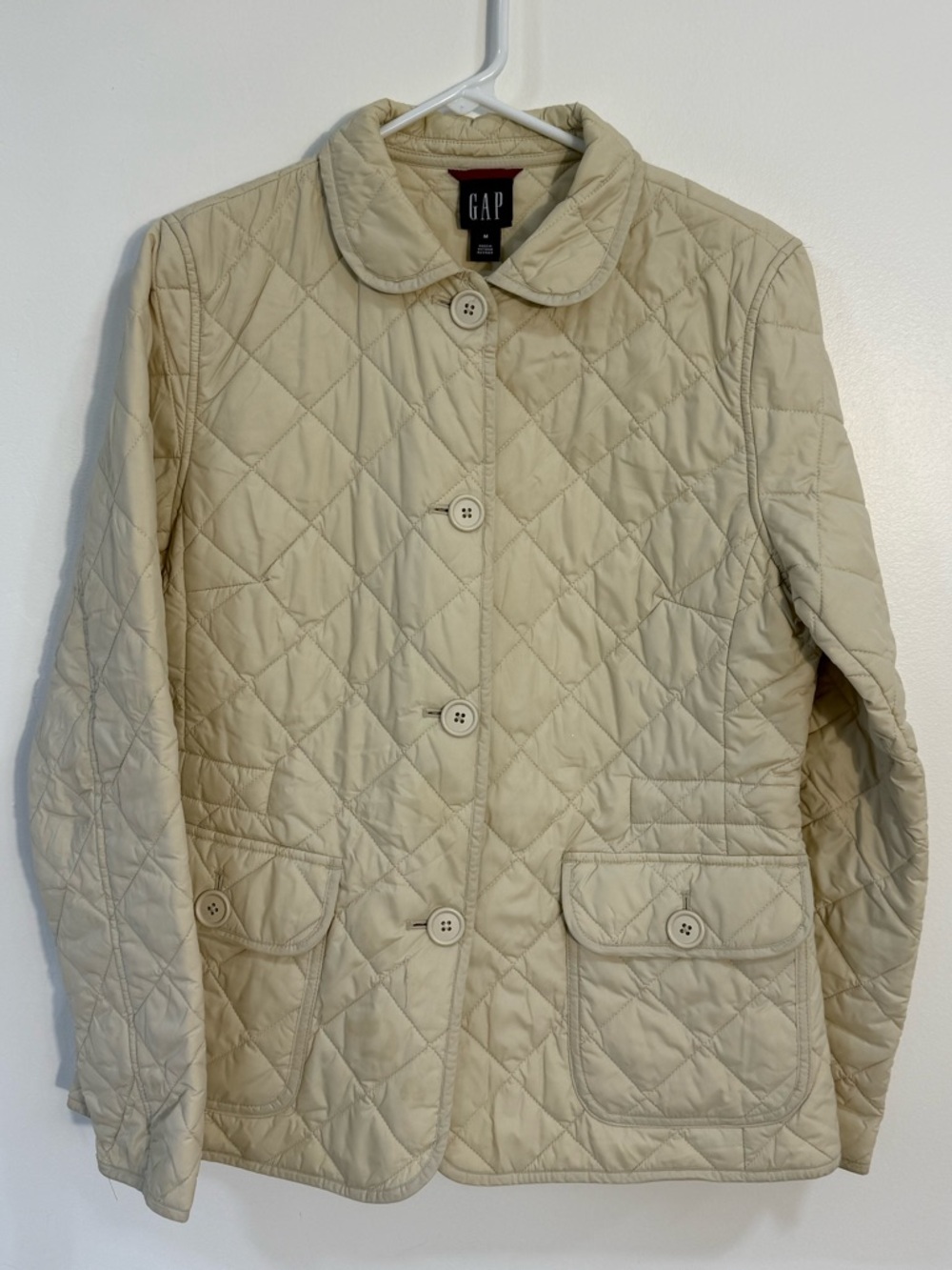 GAP Quilted Cream Utility Jacket brand new - Picture 3 of 8